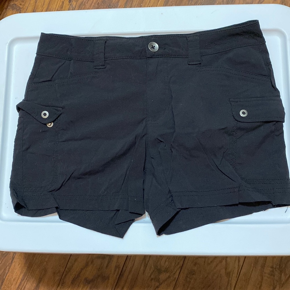 Eddie Bauer Black Athletic Cargo Shorts Size 4